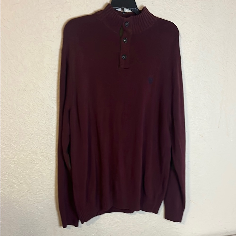 Men's CHAPS Burgundy Sweater